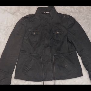 WOMENS OLIVE GREEN ANORAK JACKET